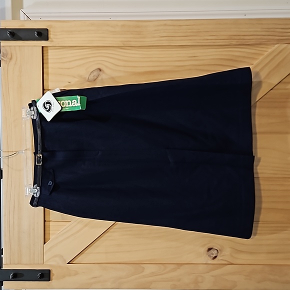 NOSPersonal Brand Union Made Navy Wool Blend SkirtSee Measurements